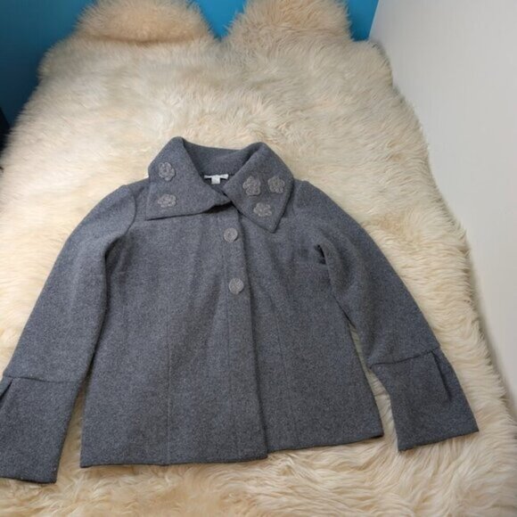 Pendleton Grey Wool jacket Women Size Large - Picture 1 of 10
